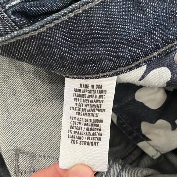 Lucky Brand ‘Zoe Straight’ Dark Wash Jeans/Sz 29/EUC!!! - Picture 6 of 6